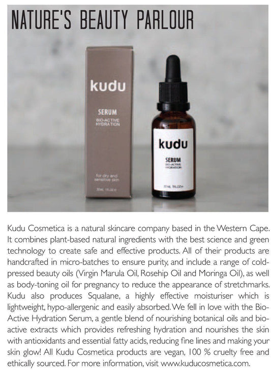 Kudu Cosmetica - Inflight magazine