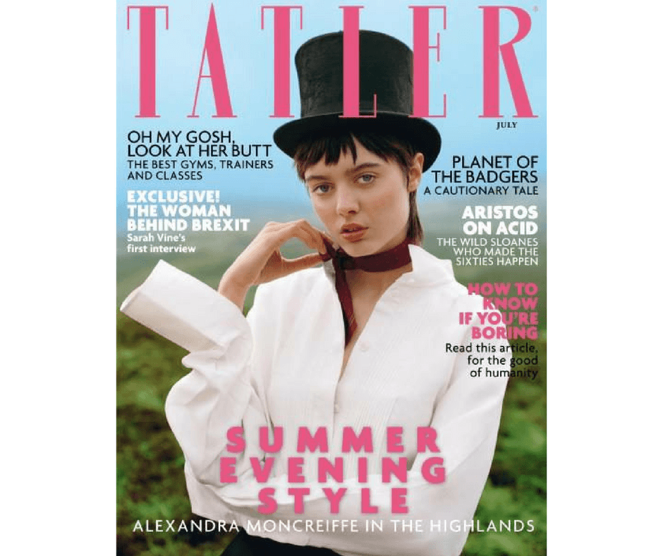 KUDU IN THE JULY ISSUE OF TATLER!