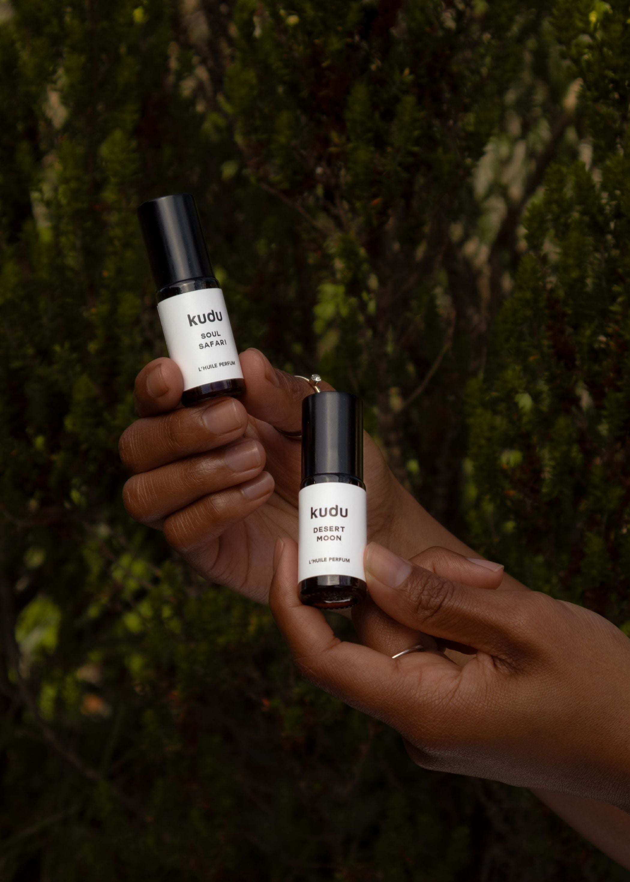 Kudu Cosmetca botanical skincare and perfume oil.