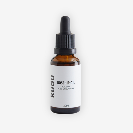 Cold-pressed rosehip seed oil  for face by Kudu Cosmetica 